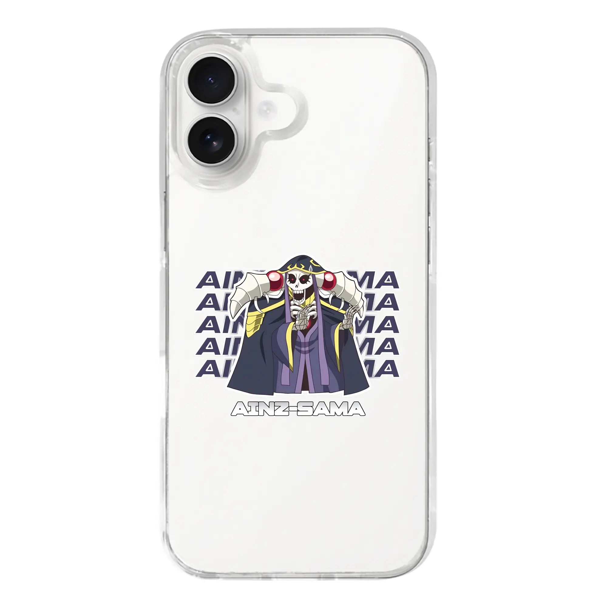 オーバーロード グッズ アインズ・ウール・ゴウン - iPhone 17シリーズ 透明スマホケース – 薄型・耐衝撃・精密フィット保護カバー